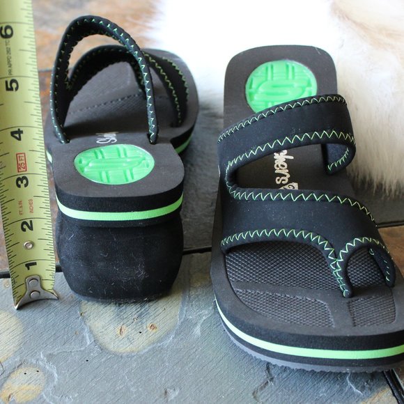 NWT - Skechers "Cali" chunky wedge sandal, size 6 - Picture 3 of 6